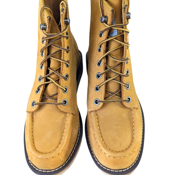 Carhartt Waterproof 6" Moc Toe Wedge Boot... Size 6.5 - Picture 5 of 11